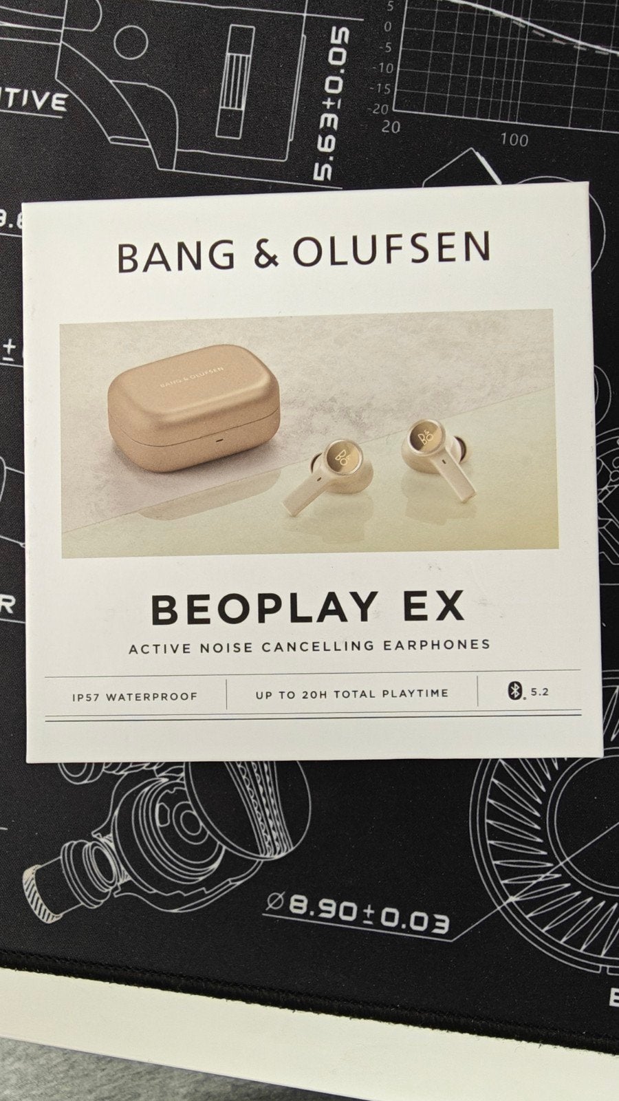Bang & Olufsen Beoplay EX Gold Tone In-ear Hoofdtelefoon, Audio, Tv en Foto, Koptelefoons, In-ear, Goud, Ophalen of Verzenden