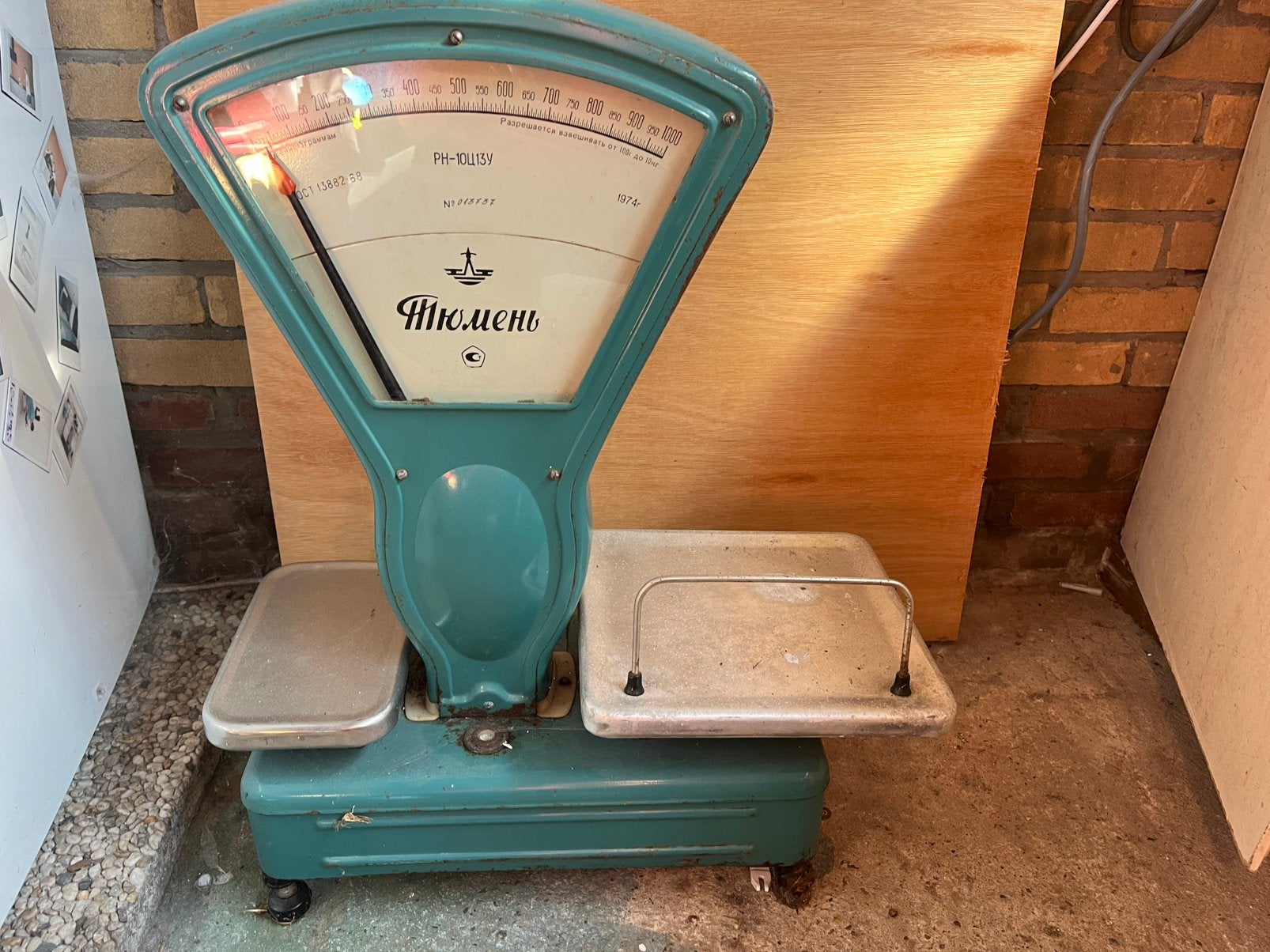 Oude weegschaal, Ophalen, Minder dan 10 kg, Keukenweegschaal, Analoog