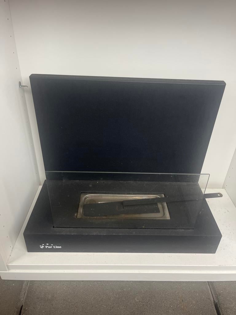 Pure Line Muur en Tafel Haard - Bio-ethanol Sfeerhaard, Ophalen of Verzenden, Gebruikt