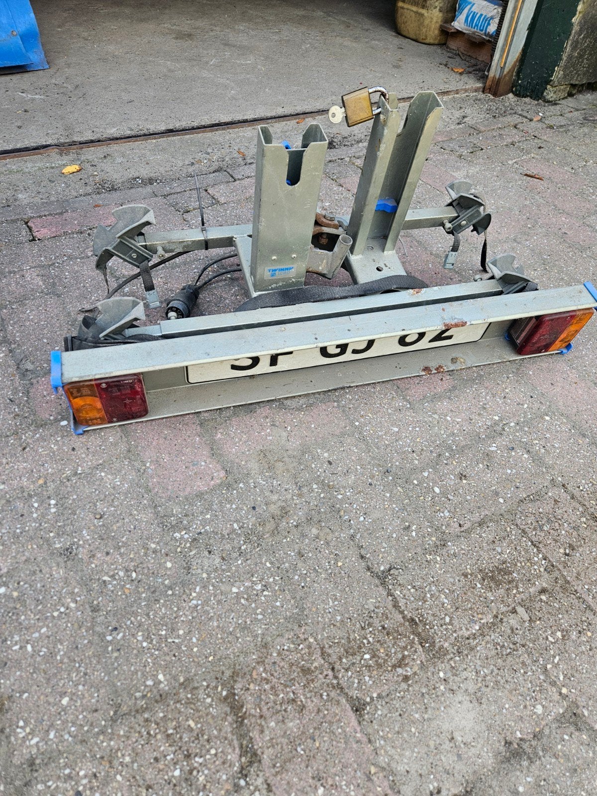 Twinny Load trekhaak fietsendrager voor 2 fietsen, Ophalen, 2 fietsen, Gebruikt, Trekhaakdrager