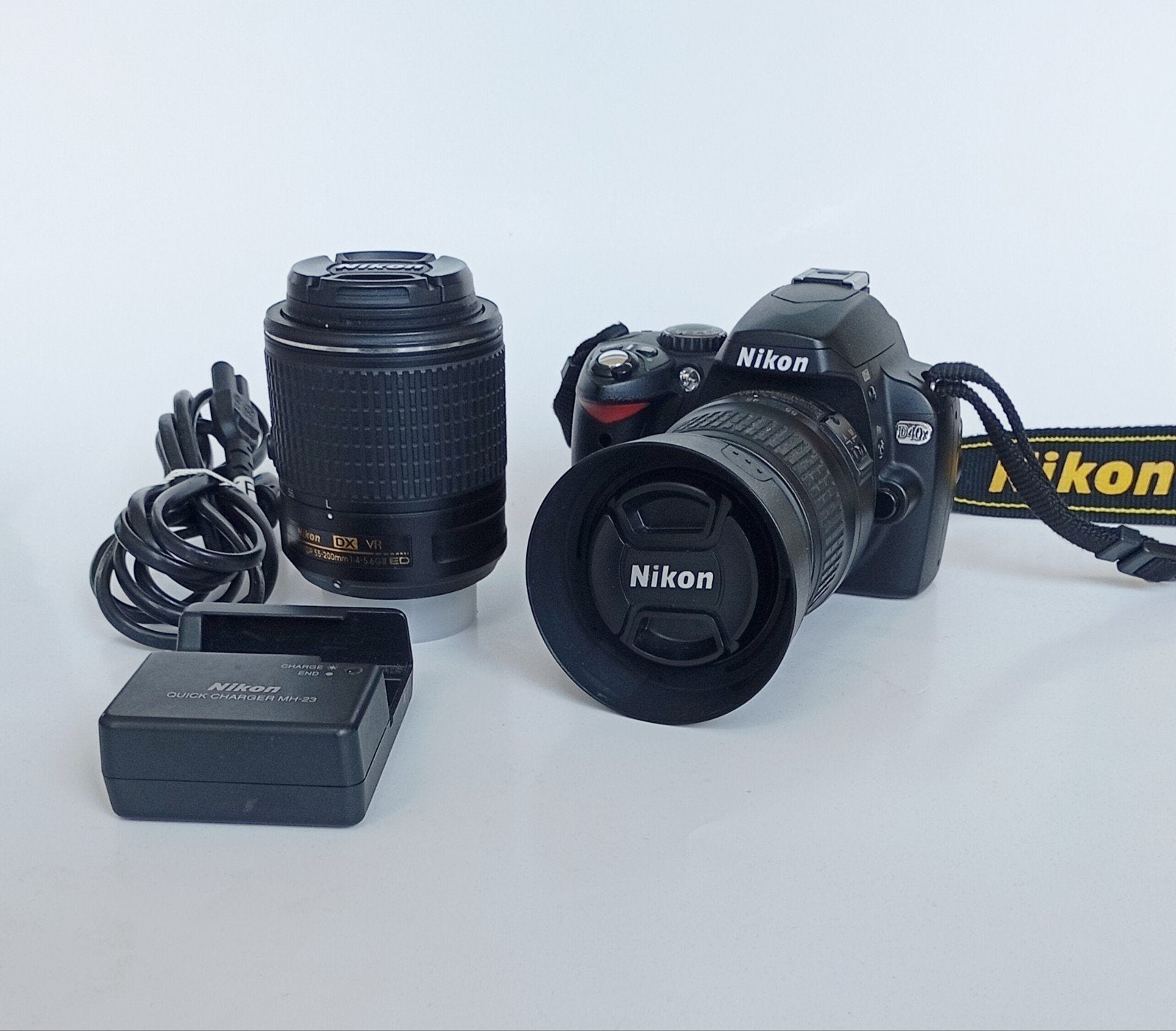 Nikon D40X + 18-55 + 55-200 VR, Spiegelreflex, 10 megapixels, Ophalen of Verzenden, Zo goed als nieuw