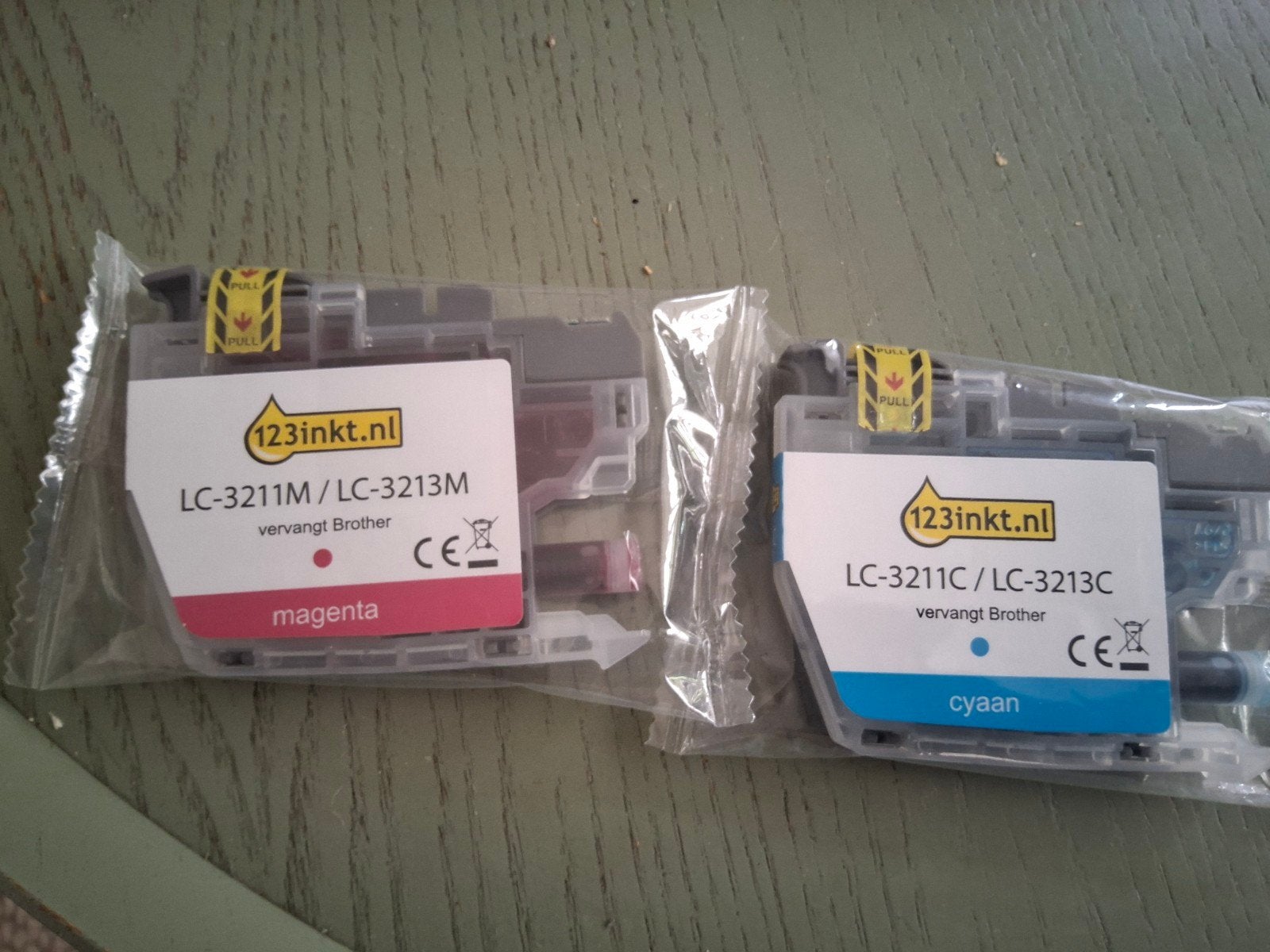 Inktpatronen l LC-3211/LC-3213 Magenta & Cyaan, Ophalen, Nieuw, Cartridge, 123inkt.nl