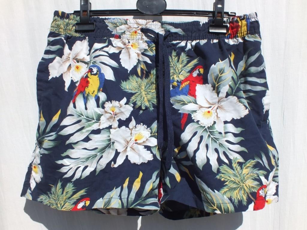 Stoere zwemshort, met papagaaien mt S/M merk Soho, Kleding | Heren, Badmode en Zwemkleding, Blauw, ., Ophalen of Verzenden, .