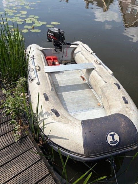Rubberboot, Watersport en Boten, Ophalen, Aluminium, Gebruikt, 4 pk