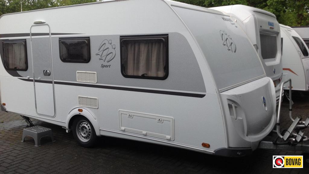 Knaus Sport 460 EU met mover en lithium accu, Caravans en Kamperen, Overige typen, Ringverwarming, 4 tot 5 meter, Knaus