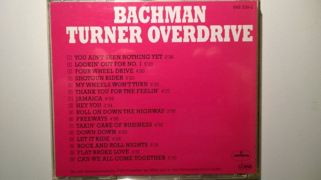 Bachman-Turner Overdrive - Bachman-Turner Overdrive, Ophalen of Verzenden, Zo goed als nieuw, Poprock, Album
