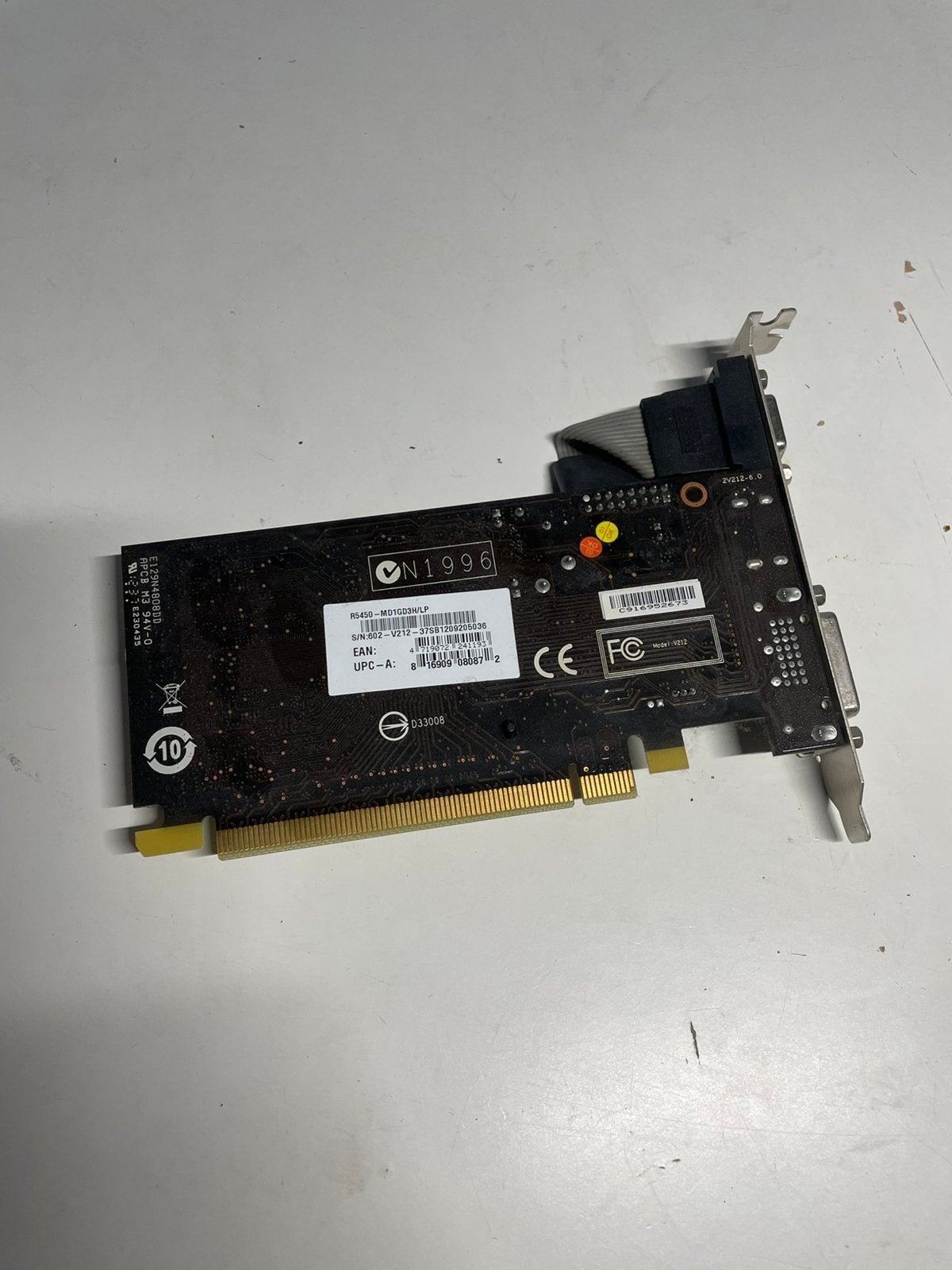 AMD Radeon HD5450, Computers en Software, Ophalen of Verzenden, Zo goed als nieuw, GDDR5, HDMI