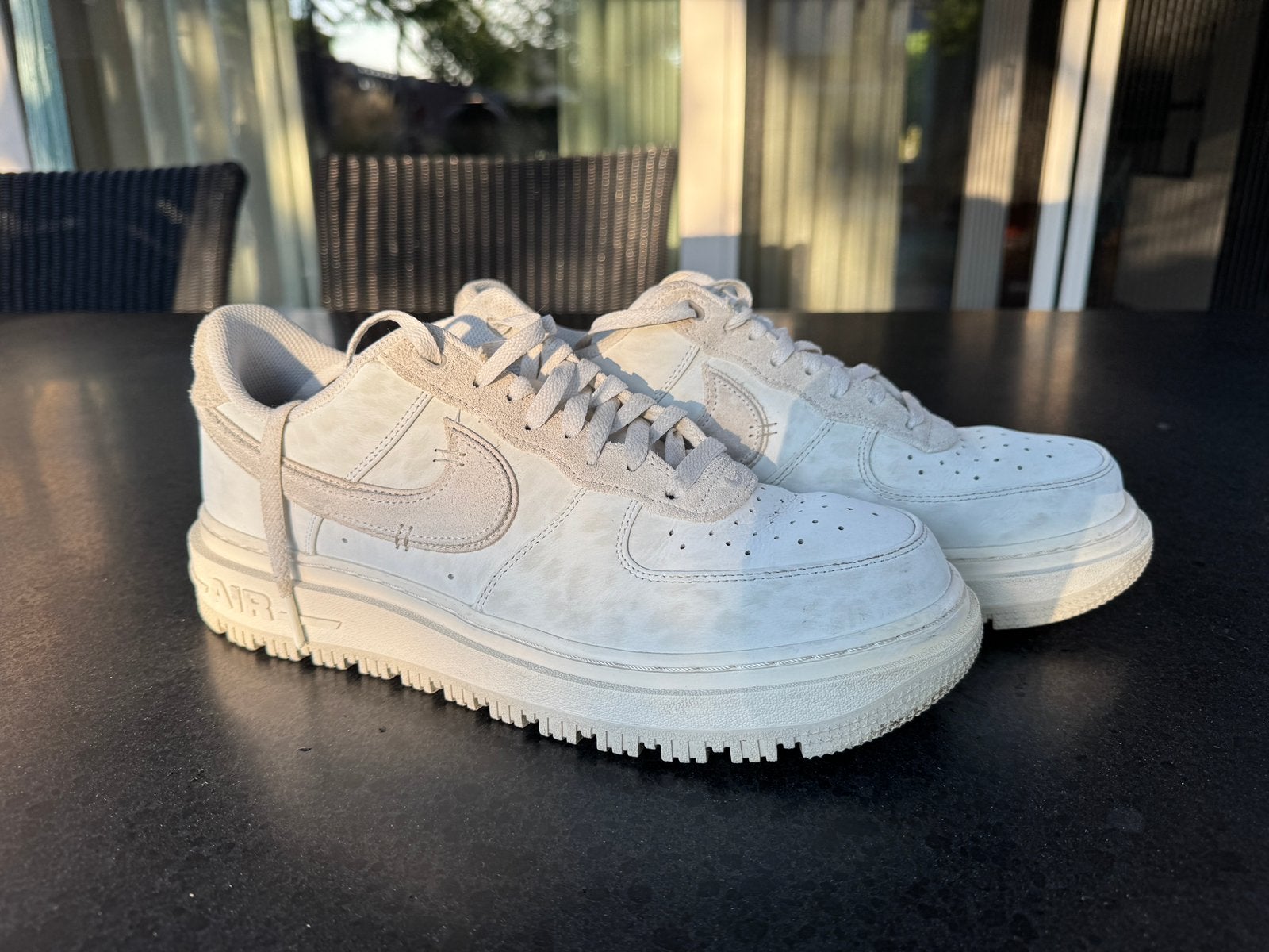 Nike Air Force 1 Luxe Summit White Sneakers Maat 45,5, Ophalen of Verzenden, Zo goed als nieuw, Wit