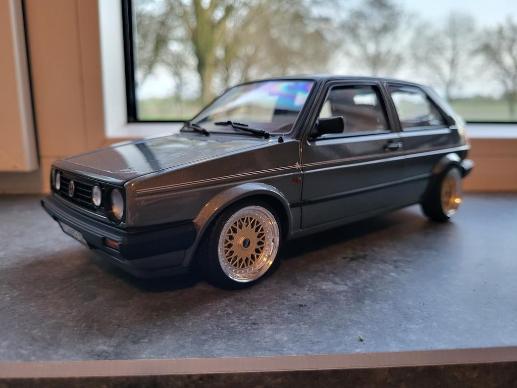 1/18 Volkswagen Golf MK2 Champion, Ophalen of Verzenden, Zo goed als nieuw, Auto, Norev