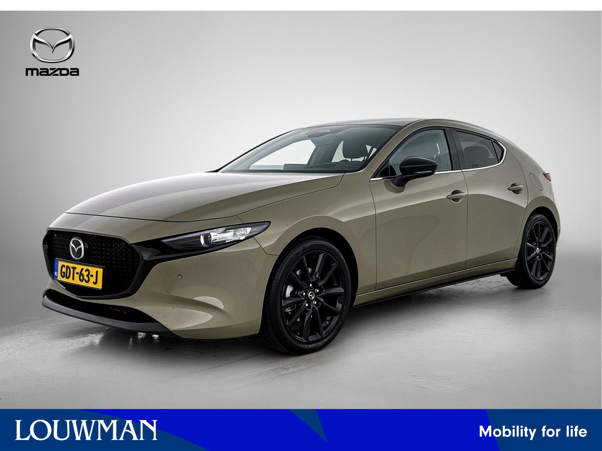 Mazda 3 2.0 e-SkyActiv-G M Hybrid 150 Homura | Stoelverwarmi, Auto's, Mazda, Stof, Gebruikt, 4 cilinders, Origineel Nederlands