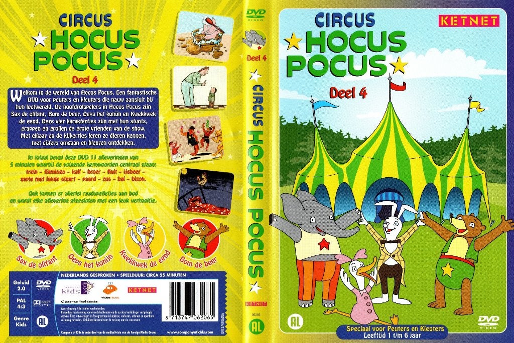 Circus Hocus Pocus, deel 4, Alle leeftijden, Ophalen of Verzenden, Zo goed als nieuw