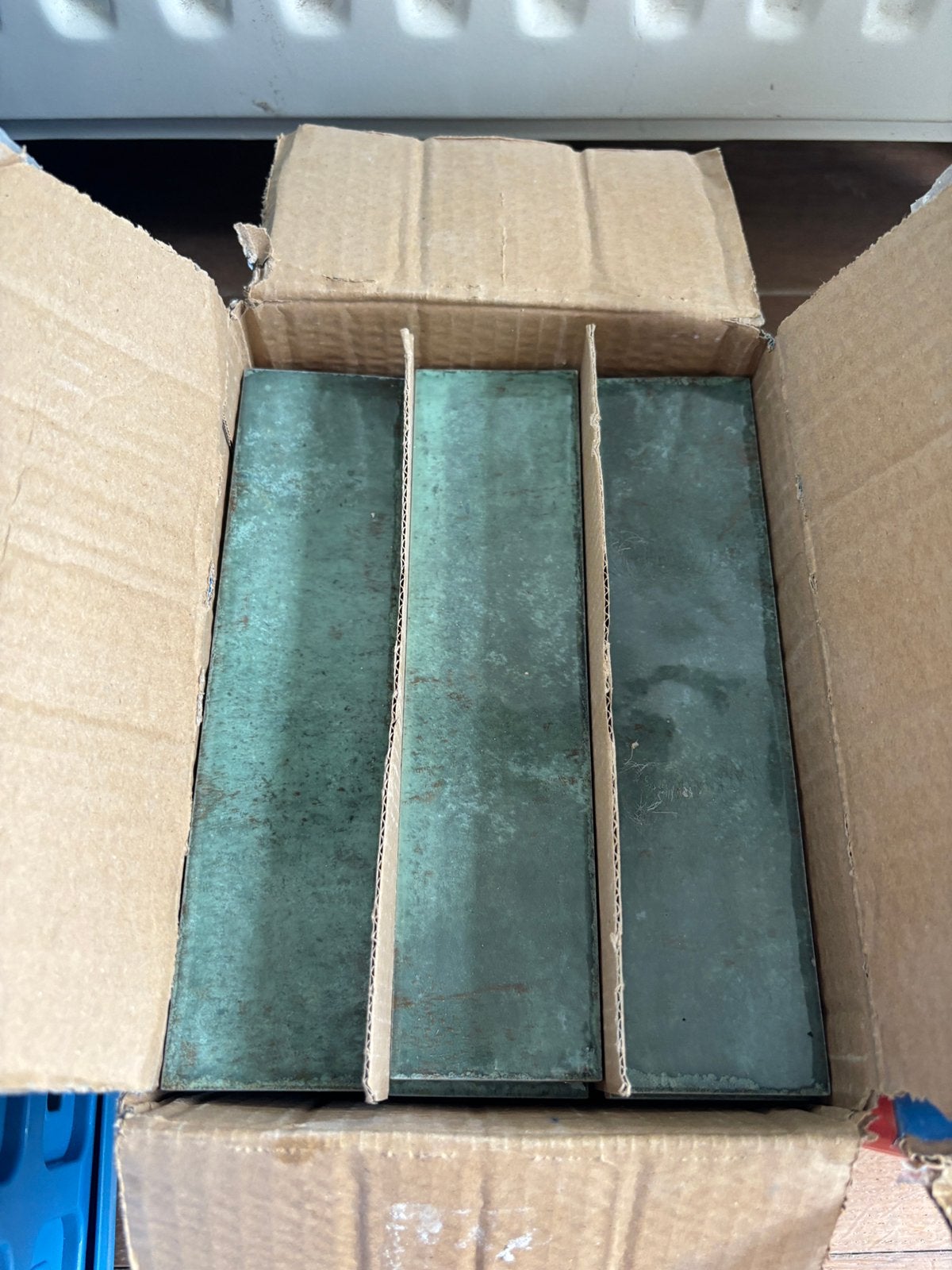 Ecstasy jade green 1,5 nieuw in doos, Ophalen, Minder dan 5 m², Wandtegels, Keramiek