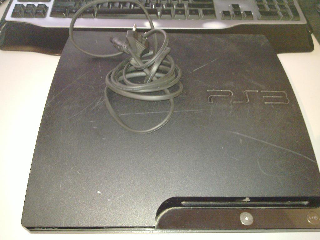 Sony PlayStation 3 Slim, Spelcomputers en Games, Ophalen, Gebruikt, Zonder controller, 120 GB