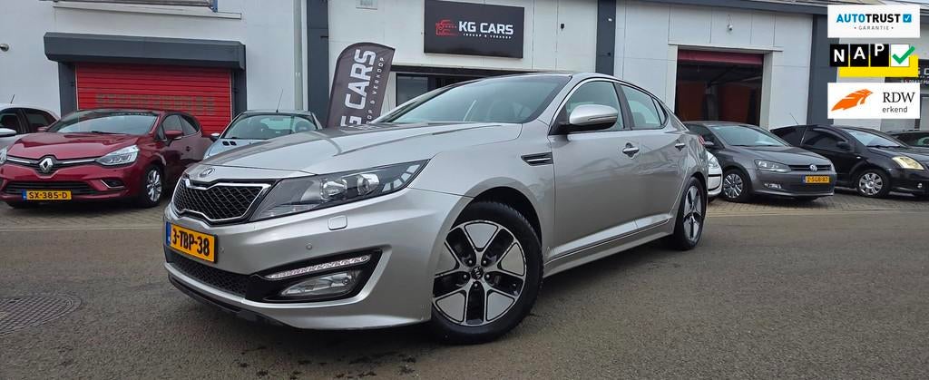 Kia Optima 2.0 CVVT Hybrid Super Pack|Vol Optie|, Auto's, Kia, Euro 5, Gebruikt, 4 cilinders, 150 pk
