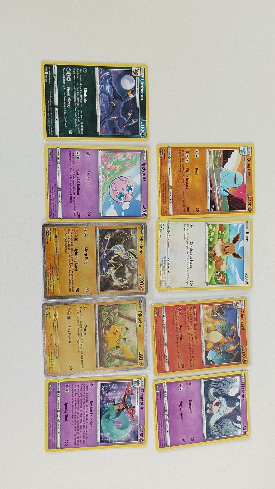 Kleine set Pokémon kaarten - Mew24, Ophalen of Verzenden, Zo goed als nieuw, Meerdere kaarten, Foil