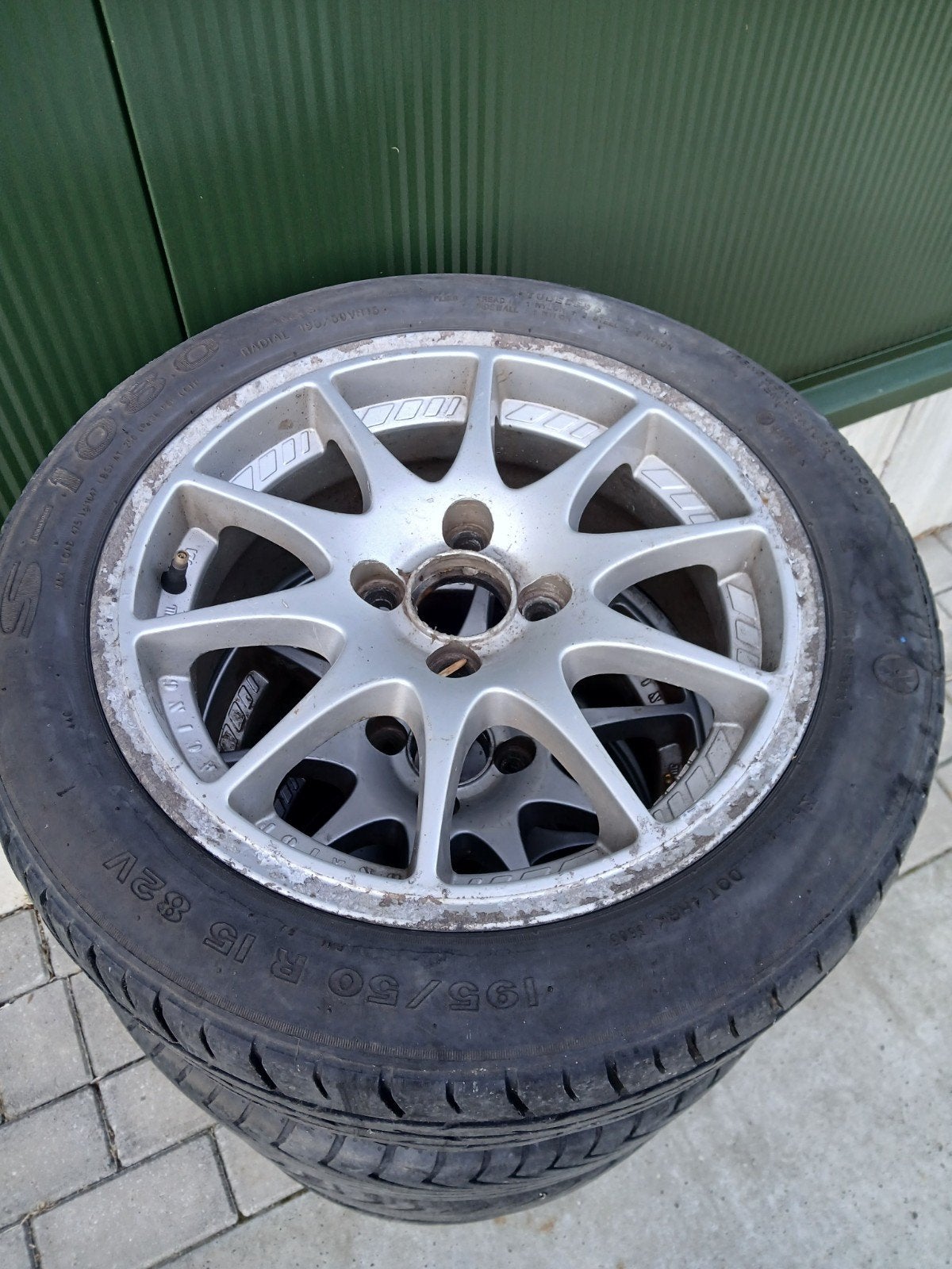 Gebruikte 15 inch velgen met zomerbanden 195/50 R15, Ophalen, USATOP RACING, Gebruikt, Onbekend