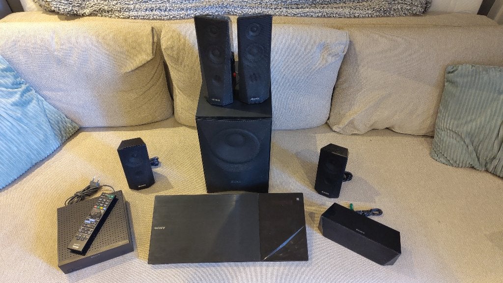 Sony Home Cinema met Blu Ray, Ophalen, Gebruikt, Blu-ray-speler, 70 watt of meer