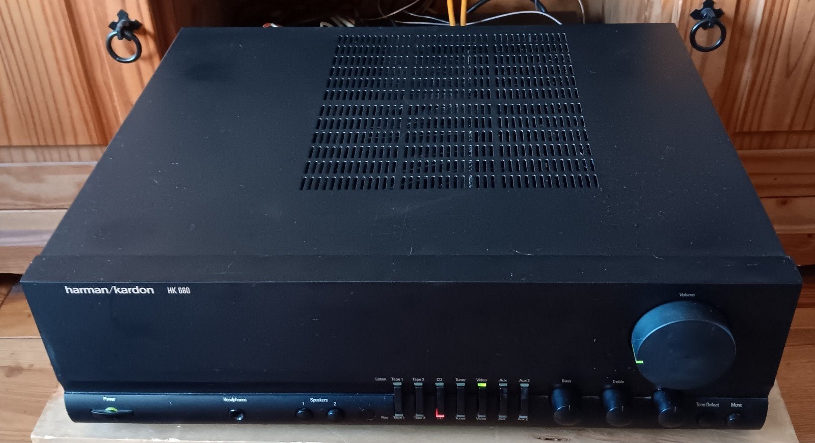 Harman Kardon HK680 versterker, volledig onderhoud gehad., Gebruikt, 60 tot 120 watt, Stereo, Ophalen