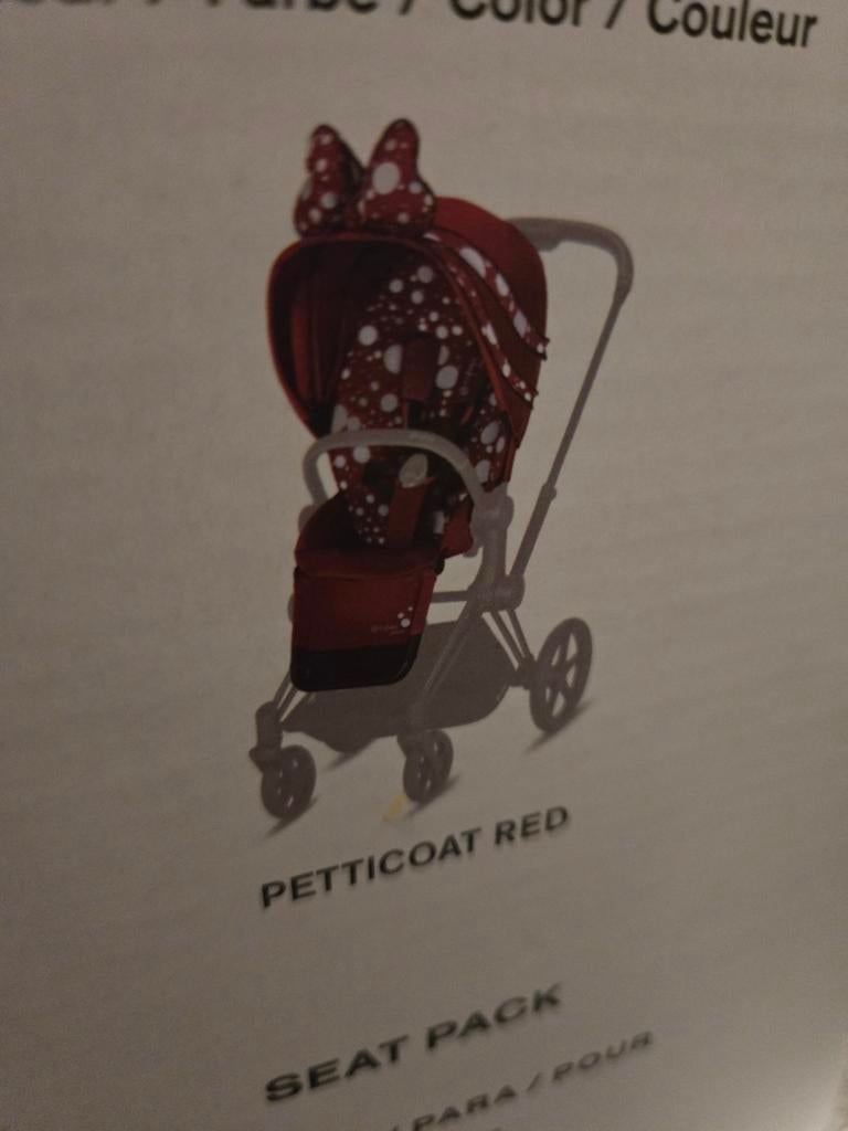 Cybex Priam Jeremy Scott Petticoat Red Seat Pack, Ophalen of Verzenden, Nieuw, Kinderwagen, Overige merken