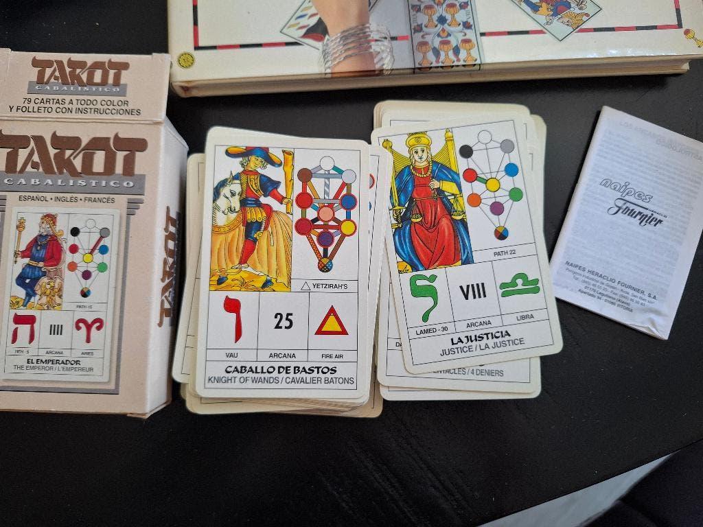 Vintage Tarot Cabalístico Fournier (1995), Boeken, Tarot of Kaarten leggen, Overige typen, Ophalen of Verzenden, Zo goed als nieuw