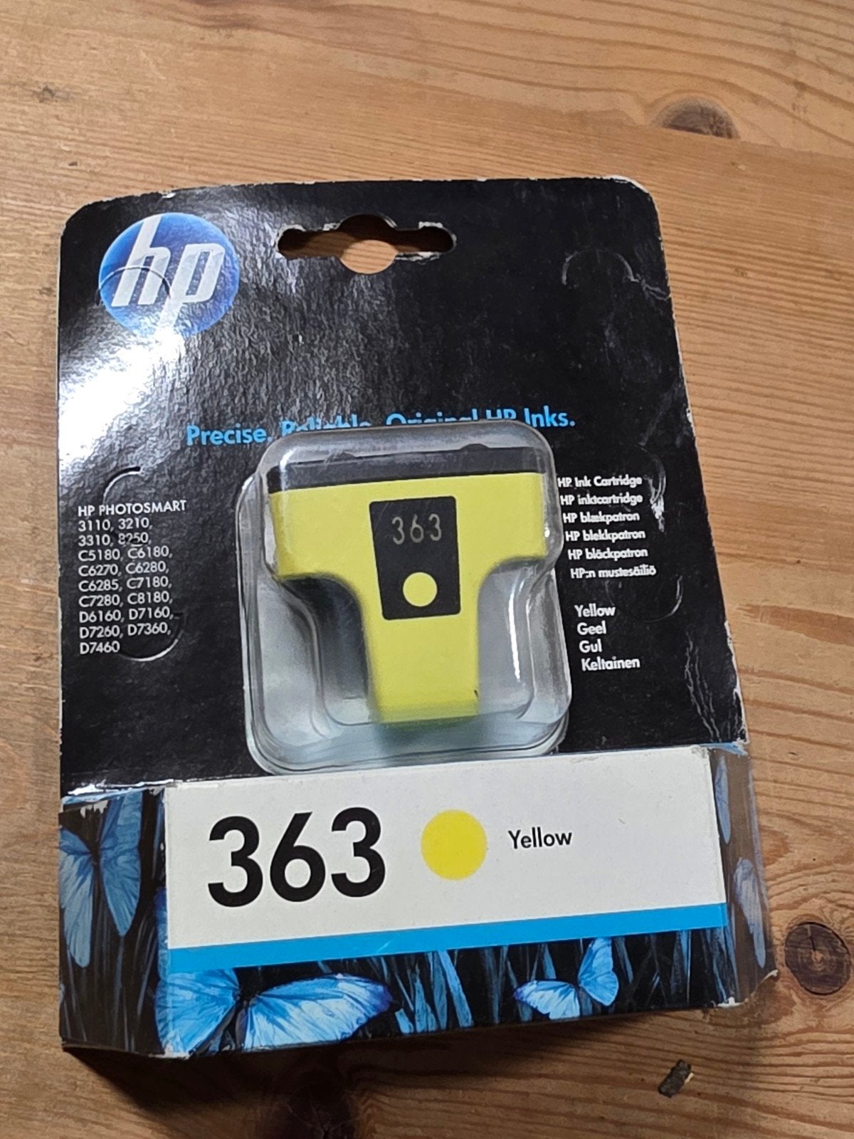 HP 363 Gele Inktcartridge - Origineel & Nieuw, Cartridge, Nieuw, Ophalen of Verzenden, Info@hp.com