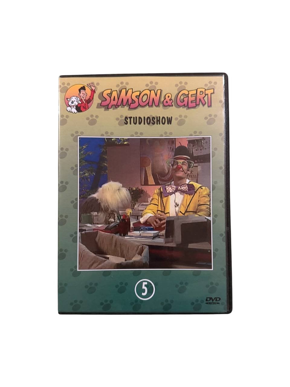 Dvd Samson en Gert Studioshow Vol 5, Alle leeftijden, Ophalen of Verzenden, Zo goed als nieuw, Komedie