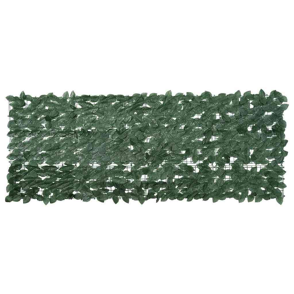 Balkonscherm met donker groene bladeren GRATIS BEZORGD!, Kunststof, 1 tot 2 meter, Verzenden, Nieuw