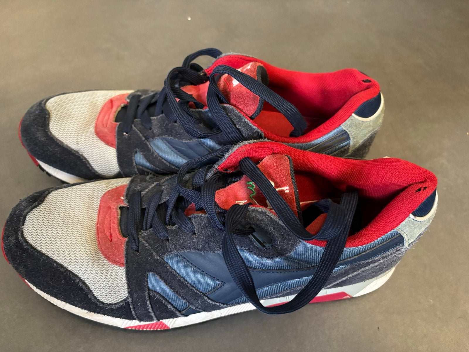 Diadora N.9000 Sneakers - Maat 46, Ophalen of Verzenden, Gedragen, Blauw, Sneakers of Gympen