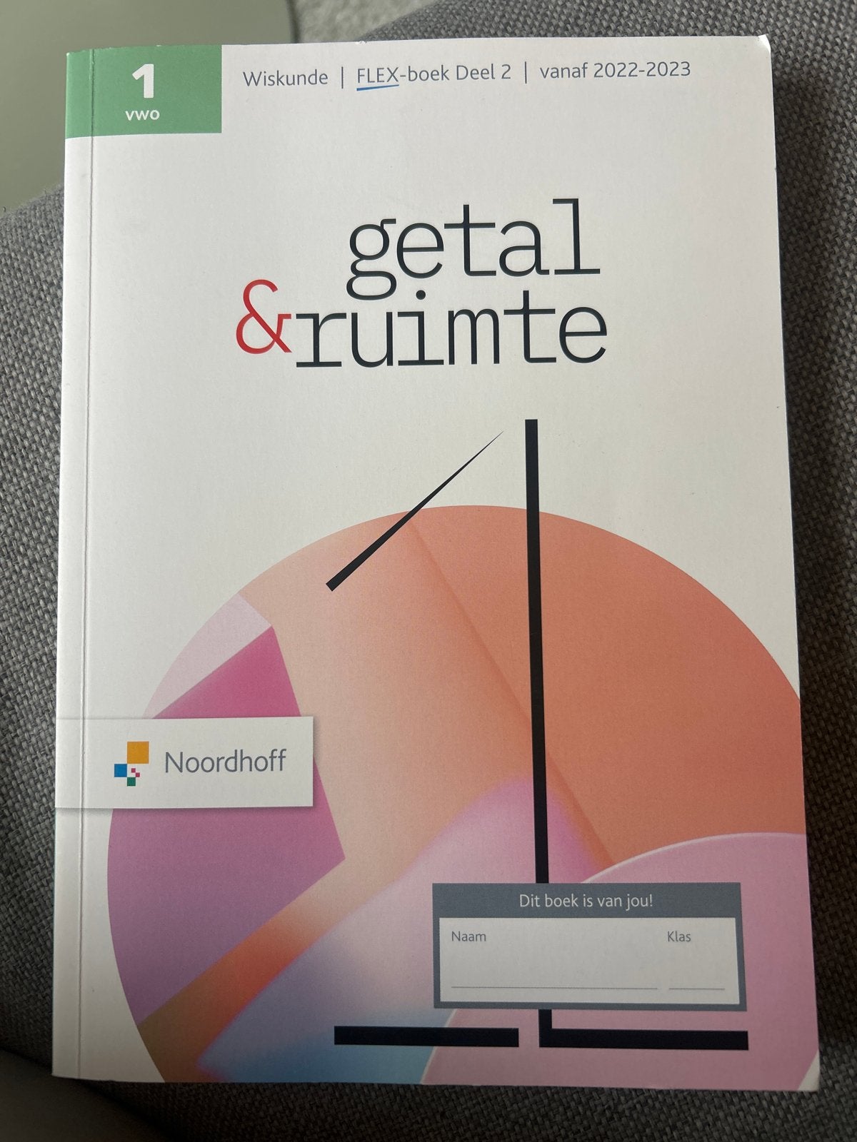 Wiskunde Getal & Ruimte FLEX-boek Deel 2 VWO 1 (2022-2023), Ophalen of Verzenden, Nieuw, VWO, Wiskunde A
