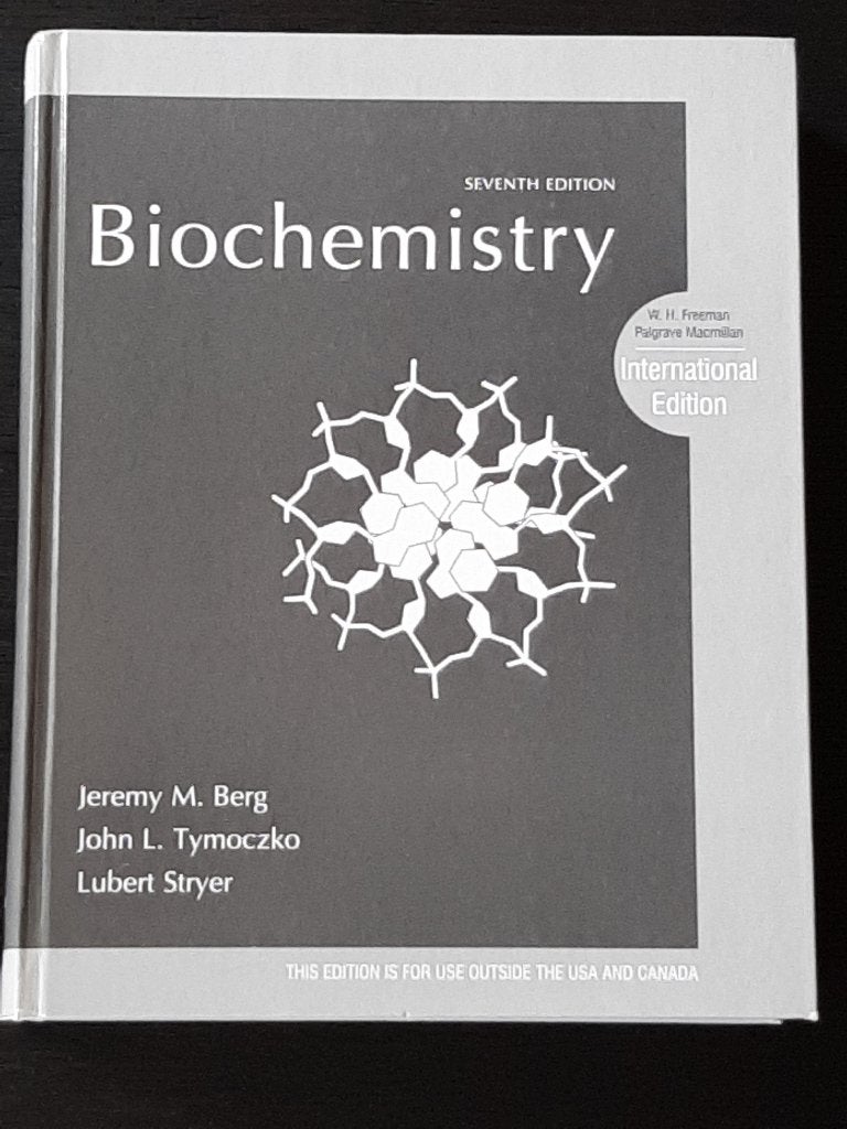 Nieuw niet gebruikt Biochemistry International Edition, Boeken, Nieuw, Diverse auteurs, Ophalen of Verzenden, WO