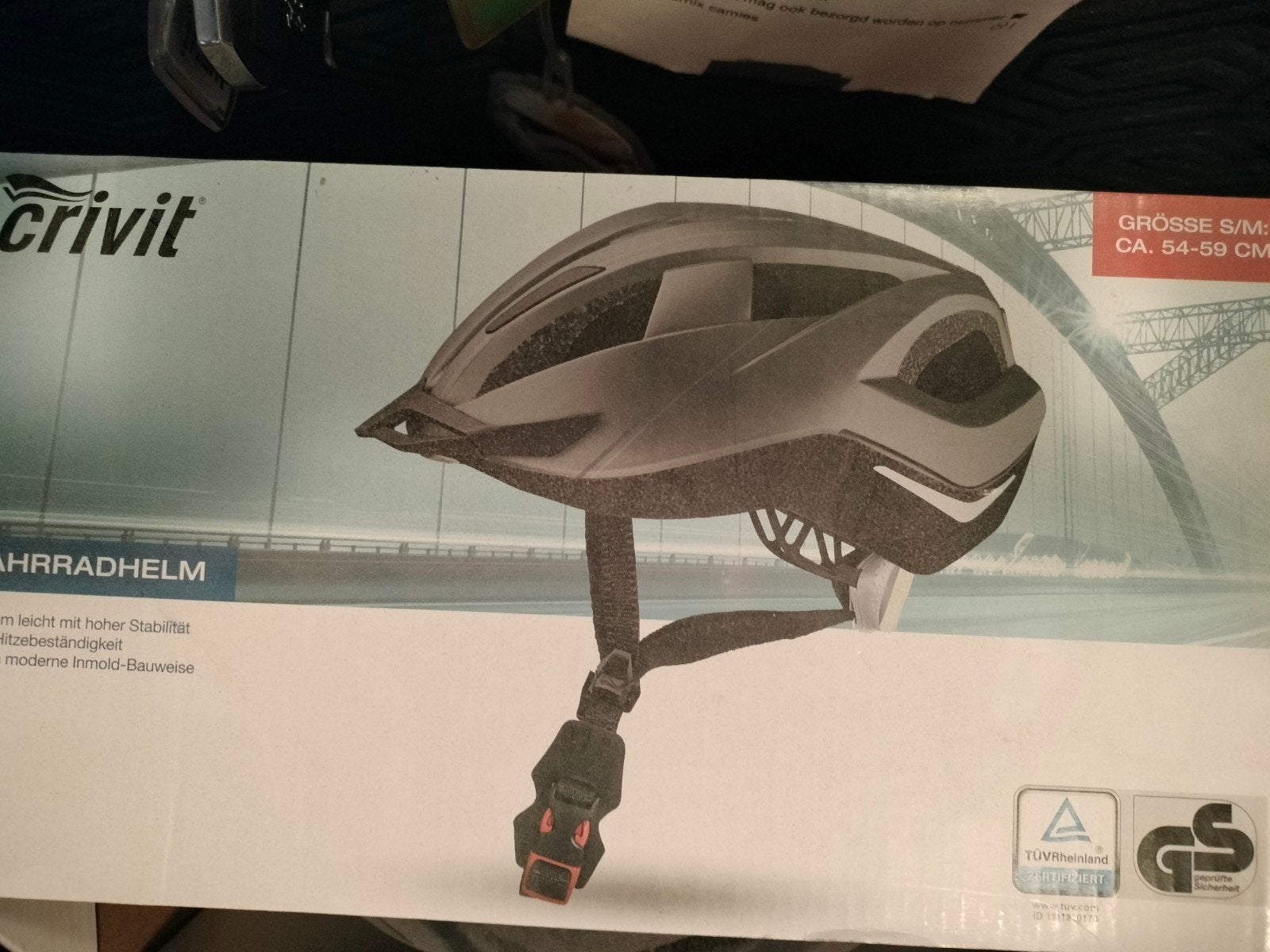 Crivit Fietshelm - Nieuw in doos, maat S/M (54-59 cm), Ophalen, Nieuw, Overige maten, Crivit