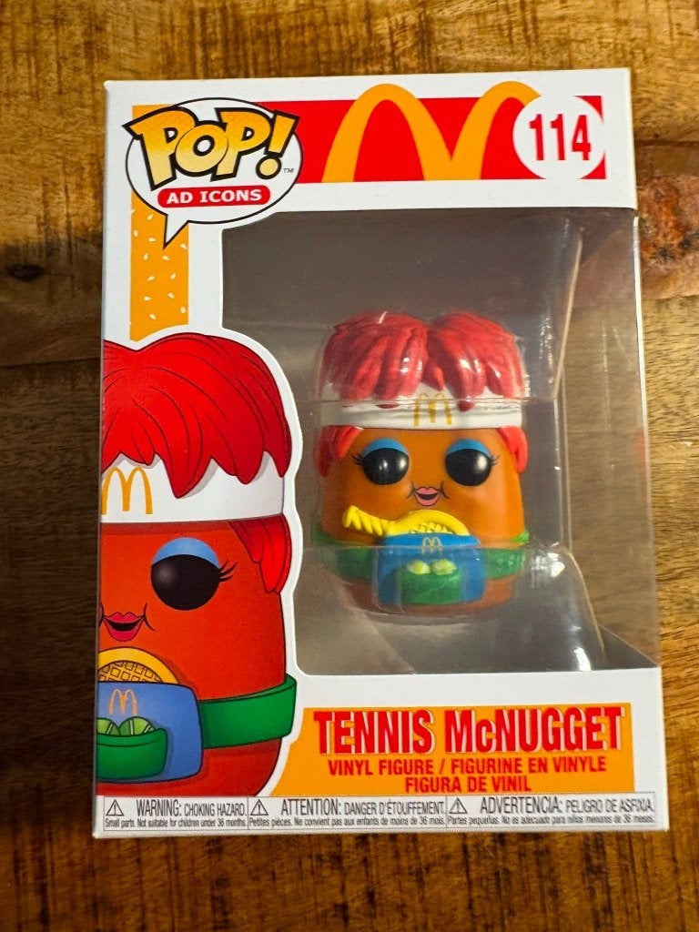 FUNKO POP! Mcdonalds Tennis McNUGGET 114, Ophalen of Verzenden, Zo goed als nieuw