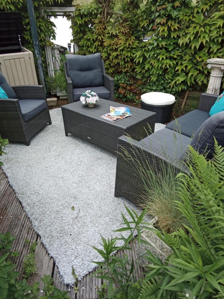 Avanti lounge tuinset met gratis hocker en leuke gekleurde k, Tuin en Terras, Tuinsets en Loungesets, Ophalen