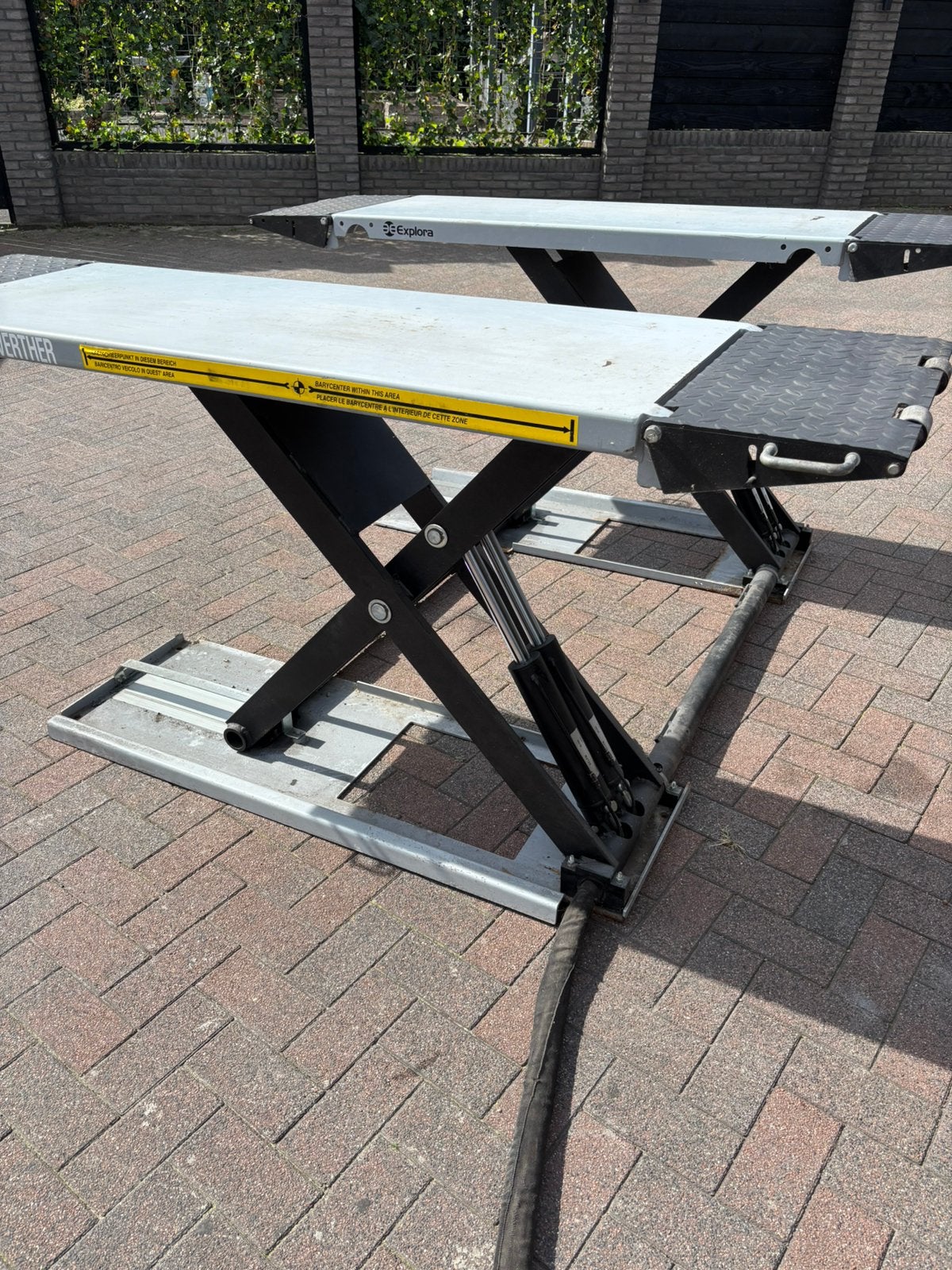 Werther auto poets/bandenbrug professioneel 3000 kg, Auto diversen, Ophalen, Gebruikt