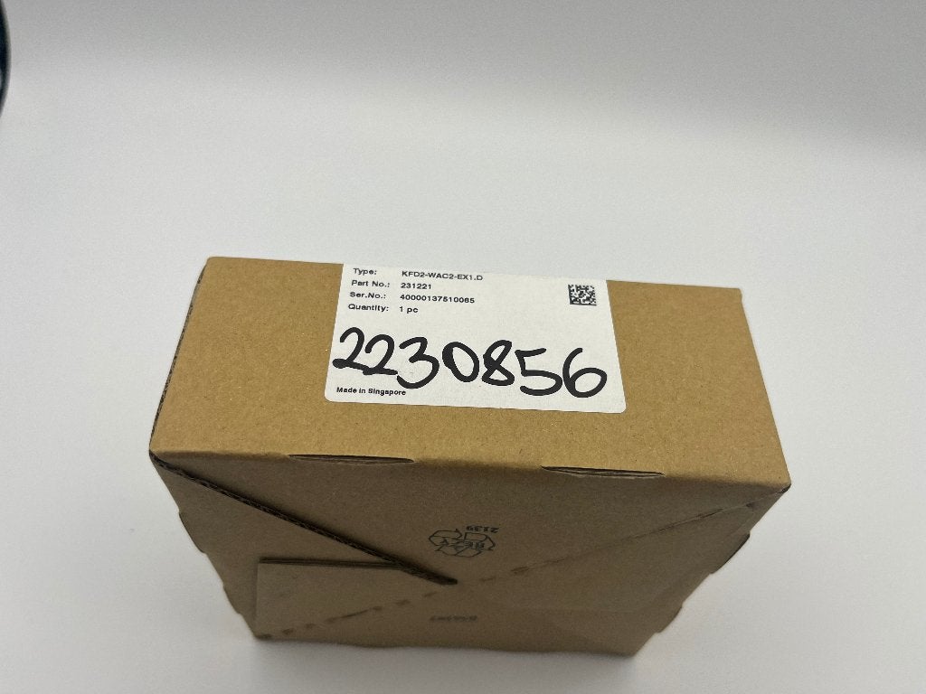 Pepperl+Fuchs KFD2-WAC2-Ex1.D Strain Gauge Converter, Pepperl+Fuchs SE Lilienthalstraße 200, 68307 Mannheim, Germany info@de.pepperl-fuchs.com