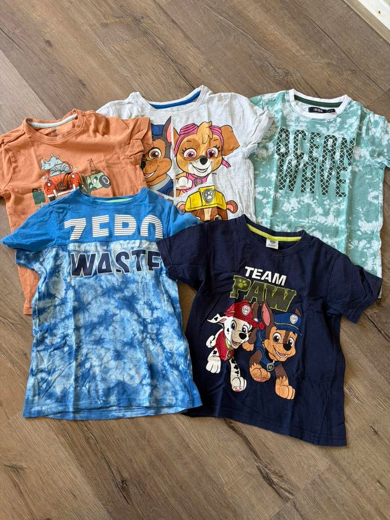 T-shirts 110, Ophalen of Verzenden, Zo goed als nieuw, Maat 110