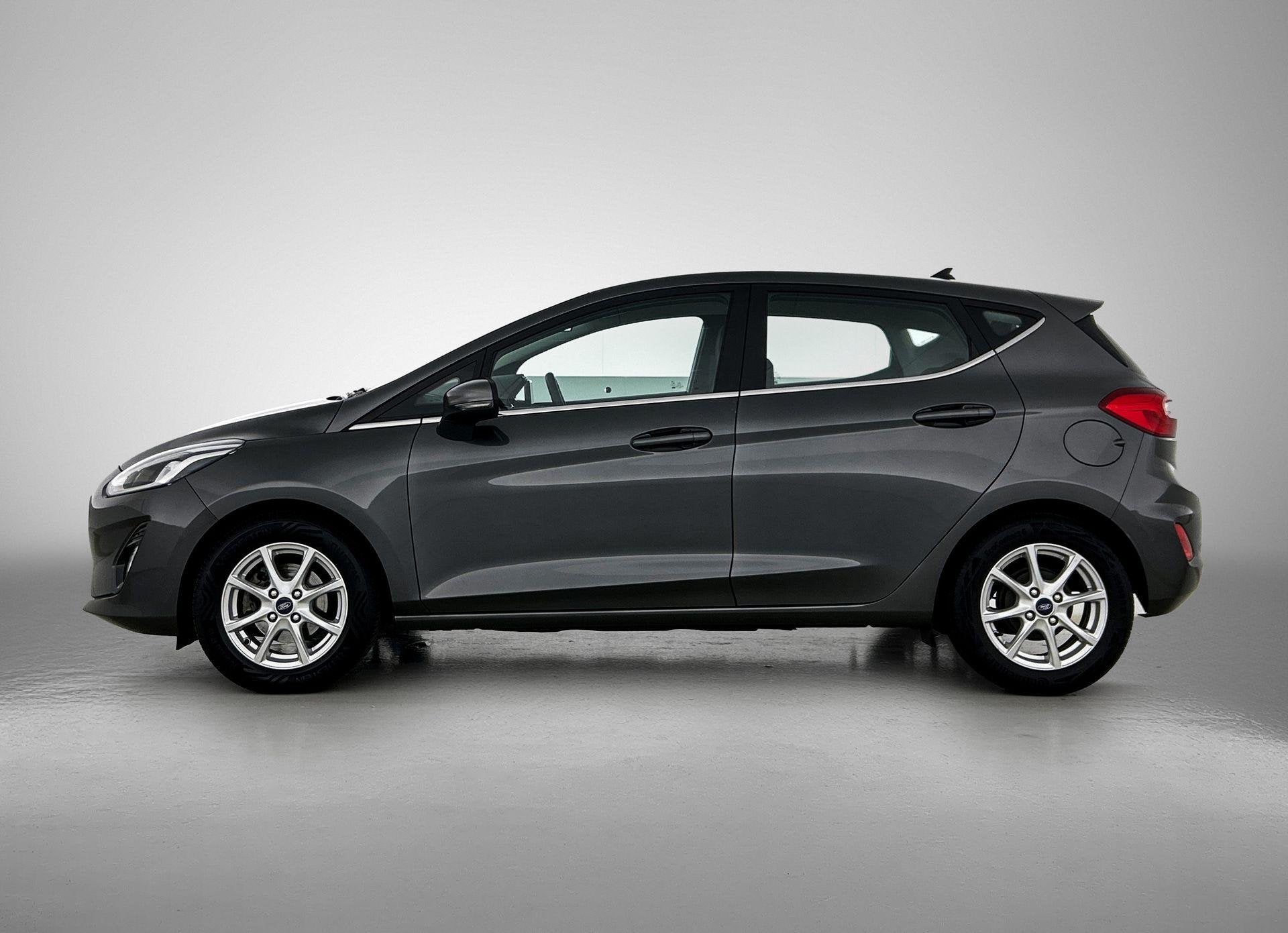 Ford Fiesta 1.0 EcoBoost Hybrid Titanium | Navi | ECC | Appl, Auto's, Voorwielaandrijving, Gebruikt, Euro 6, 49 €/maand