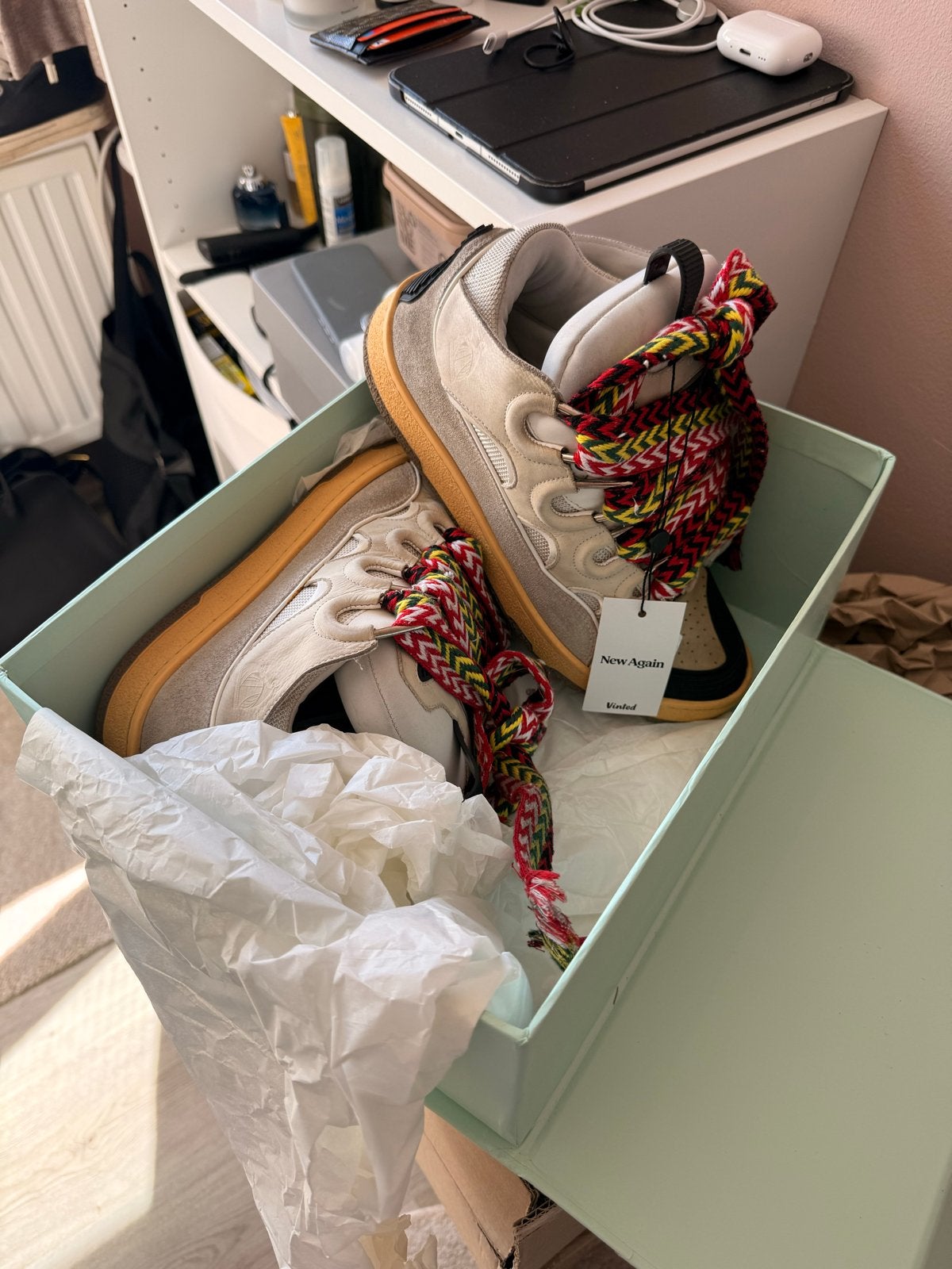 Lanvin Curbs Schoenen - Maat 42 - Zo goed als nieuw, Ophalen of Verzenden, Zo goed als nieuw, Overige kleuren, Sneakers of Gympen