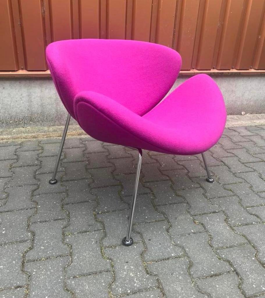 Artifort orange slice fauteuil F437 in nieuwstaat, Ophalen, Luxe design, Nieuw, 75 tot 100 cm