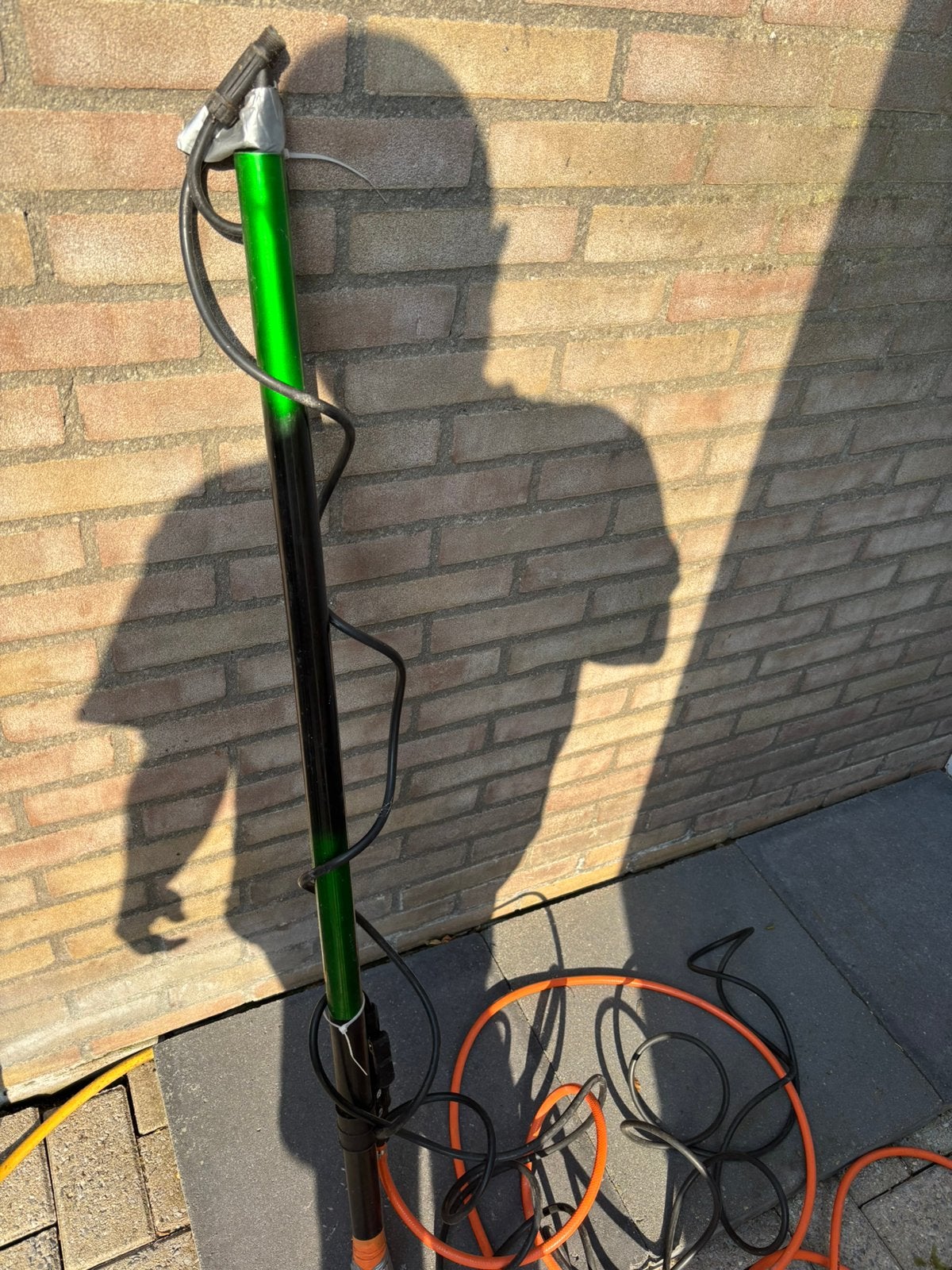 Professionele telescoopsteel voor impregneren / gevel, Ophalen of Verzenden, Zo goed als nieuw, Elektrisch
