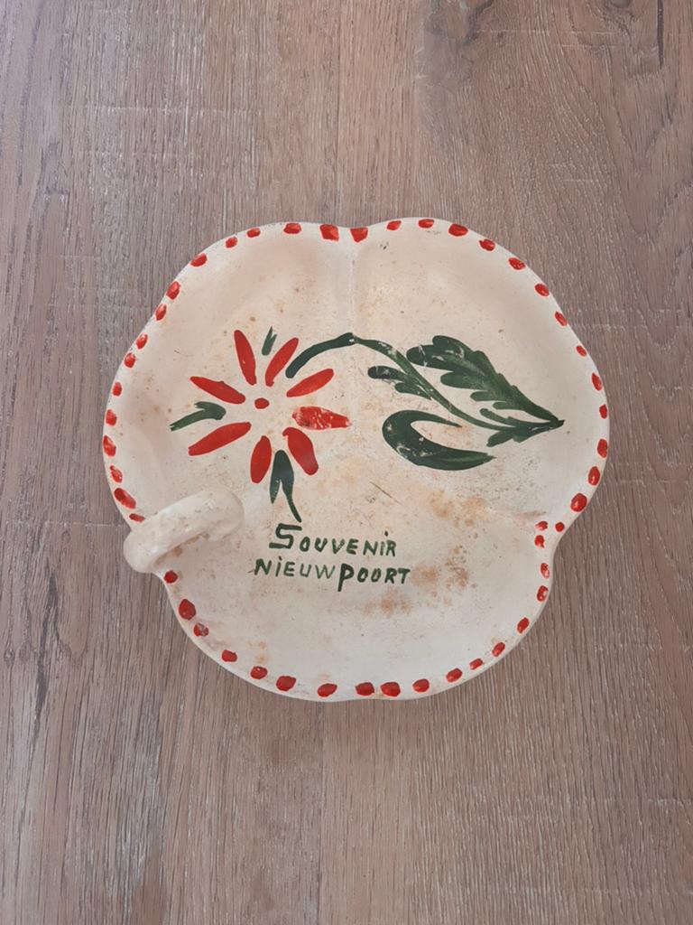 Vintage souvenir bakje Nieuwpoort – decoratief schaaltje, Ophalen of Verzenden