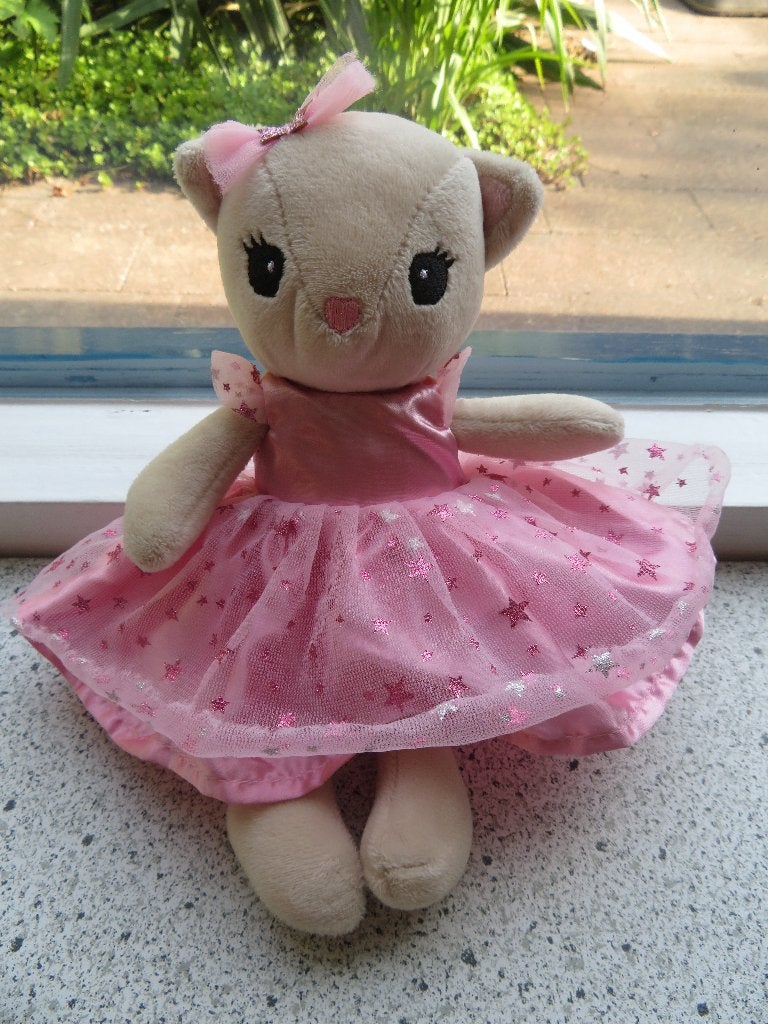 Poes of kat in roze jurk van H&M HM Hennes, Ophalen of Verzenden, Zo goed als nieuw, Wasbaar, Kat