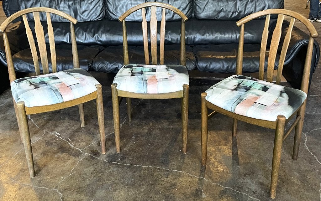 3 eethoek stoelen, Ophalen, Gebruikt, Overige kleuren, Drie