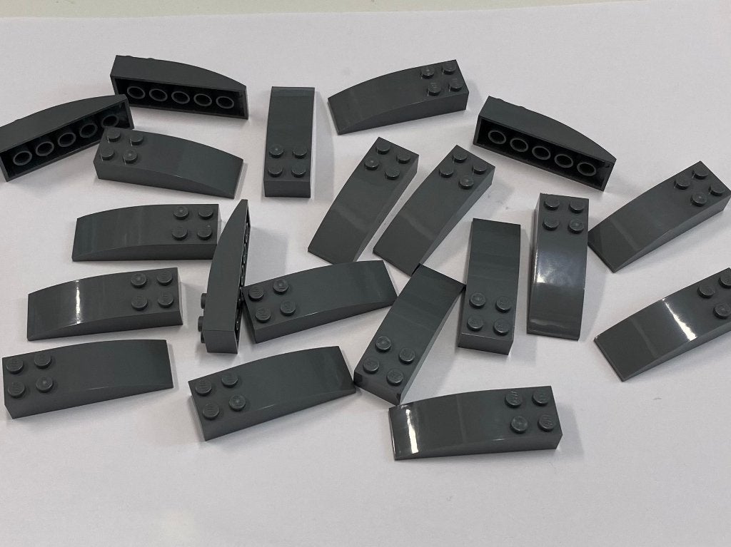 Partij 20x nieuwe 6x2 Lego dakpannen in diverse kleuren, Overige thema's, Lego, Nieuw, Ophalen of Verzenden