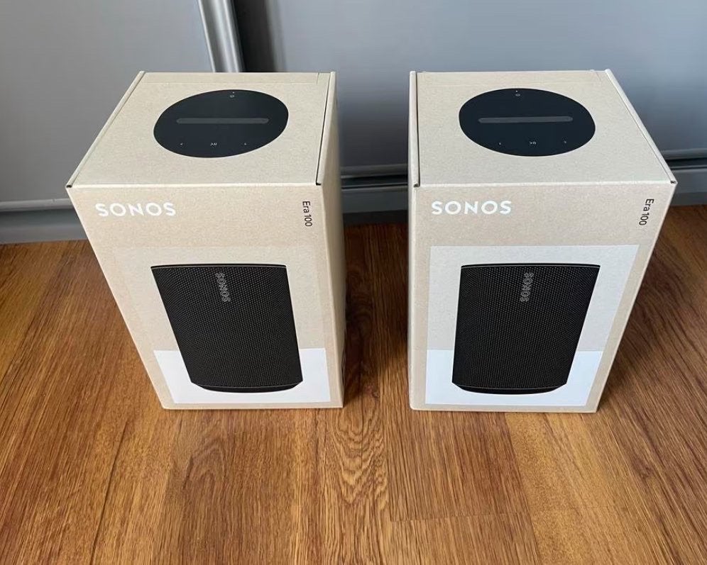 Twee gloednieuwe - Sonos Era - 100 speakers