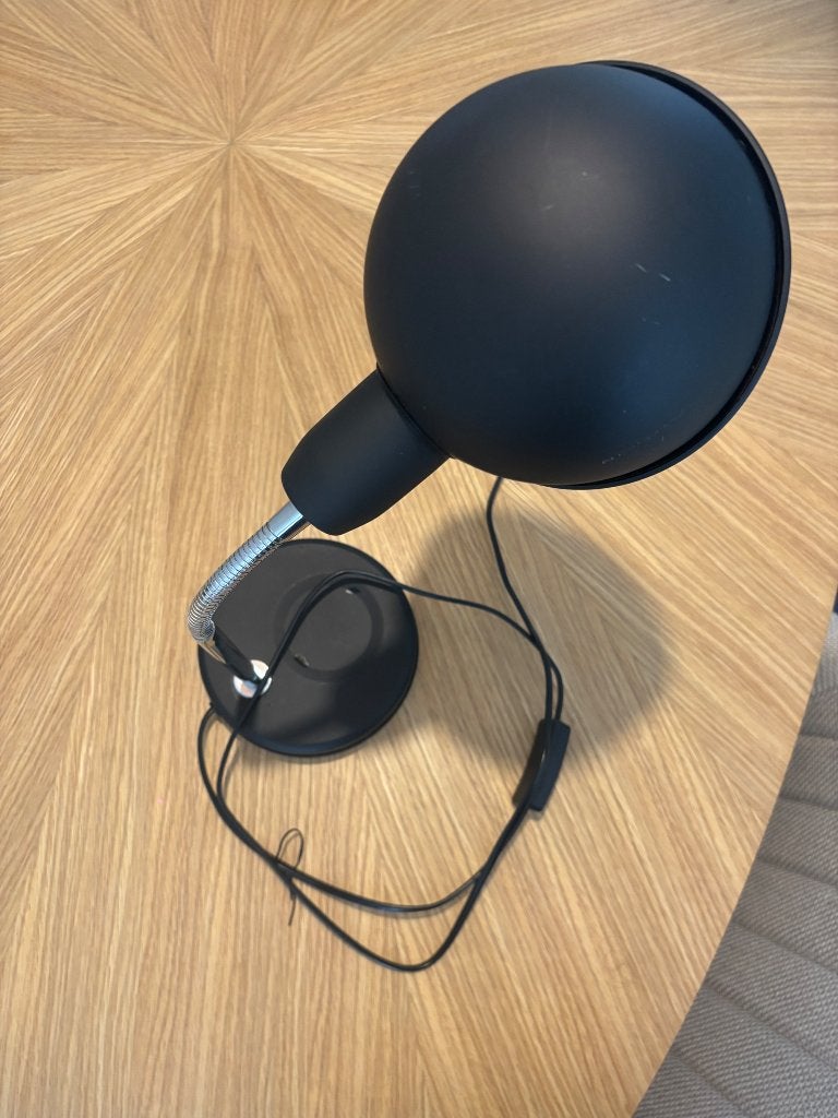 Retro tafellampje, Gebruikt, Overige merken, Vintage, Zwart