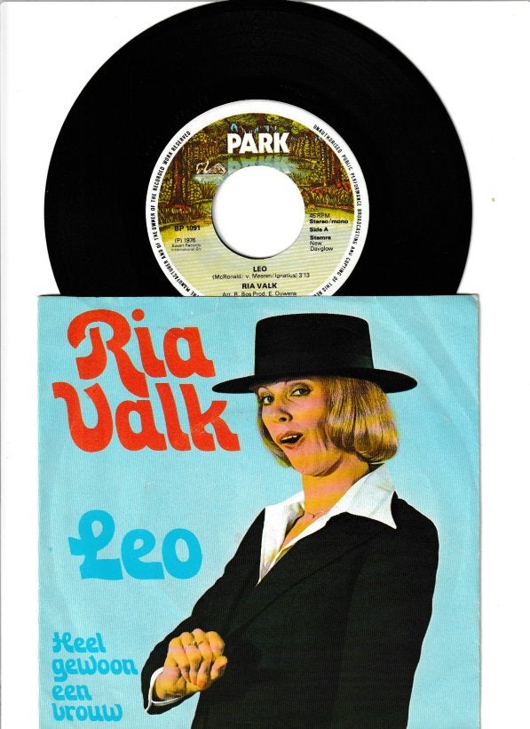 RIA VALK    -    LEO    ///    HEEL GEWOON EEN VROUW   [7''], Cd's en Dvd's, 7 inch, Zo goed als nieuw, Overige typen, Nederlandstalig