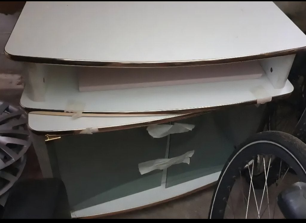 Tv kast, Ophalen, Overige materialen, Gebruikt, 200 cm of meer