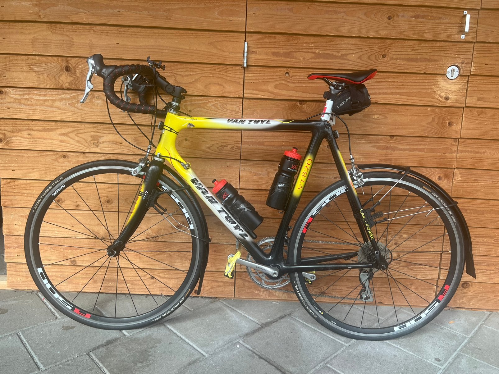 Van Tuyl VT820 Full Carbon Racefiets - Prachtige Staat, Gebruikt, Carbon, Meer dan 20 versnellingen, 53 tot 57 cm