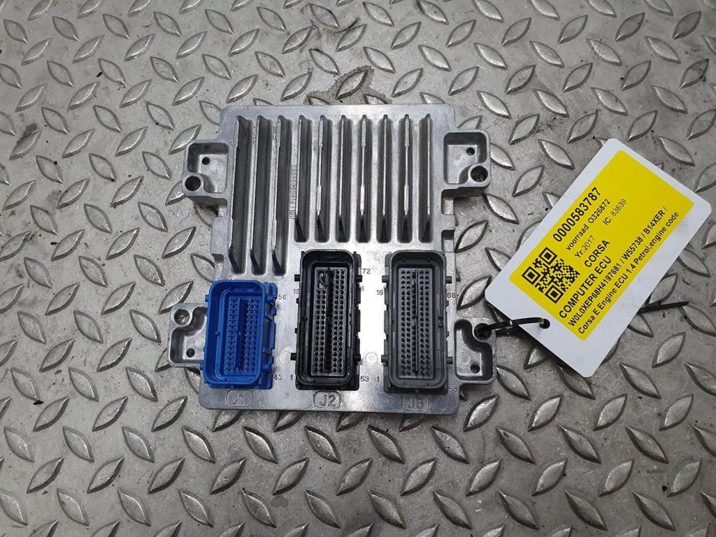 OPEL CORSA COMPUTER ECU 2017, Auto-onderdelen, Ophalen of Verzenden, Gebruikt, Stiba lid